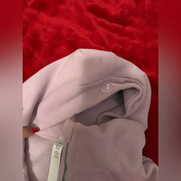 lululemon athletica Light Pink quarter zip hoodie- SEE PHOTOS FOR ALL DETAILS - Picture 6 of 12